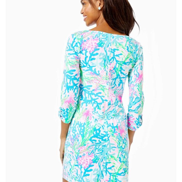 Lilly Pulitzer Bailee Dress Small 3/4 Sleeve NWT - Picture 2 of 6
